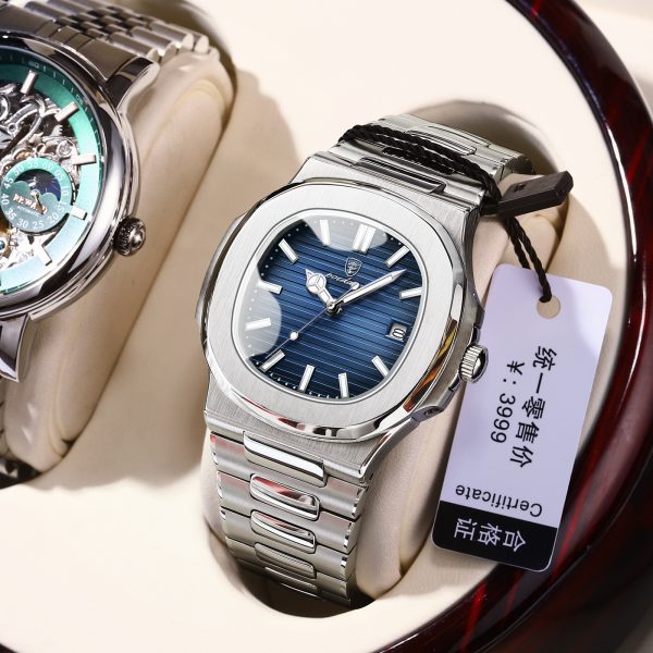 Switzerland brand waterproof luminous new men's watch men's ultra-thin quartz watch live foreign trade explosive one drop shipping