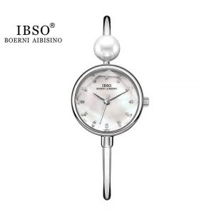 Apis Sino IBSO Women's Watch Shell Face Pearl Watch Women's Exquisite Small Bracelet Watch Douyin Live Broadcast