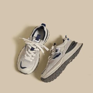 Daddy shoes women's 2025 new spring women's shoes Forrest Gump shoes women's retro gray shoes sneakers casual