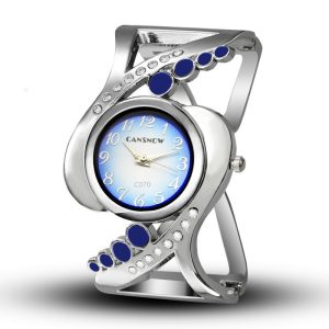 AliExpress watch women's watch women's diamond-encrusted bracelet watch high-end fashion girls' cut-out watch