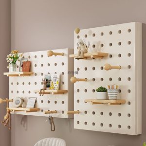 Cream hole hole board meter box decorative painting free punch restaurant shelf cover distribution box hanging picture 2024 new model