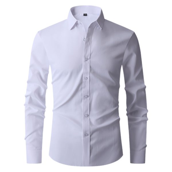 Foreign trade cross-border Amazon new men's shirt long sleeve trend new men's casual Korean slim shirt for men