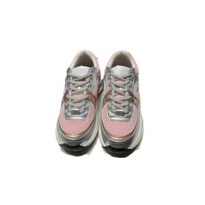 Little Fragrance Silver Horn King Sneakers Women's 2024 New Mesh Versatile Low-Top Casual Shoes Thick-soled Daddy Shoes Women