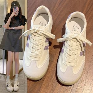 Forrest Gump Shoe Women's 2025 new explosive summer breathable board shoes, casual sneakers, versatile white shoes, moral training shoes
