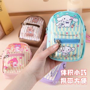 Coin purse ins style cute girly heart women's simple creative zipper bag with one shoulder crossbody bag