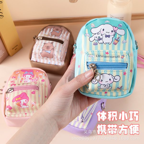 Coin purse ins style cute girly heart women's simple creative zipper bag with one shoulder crossbody bag - Image 2
