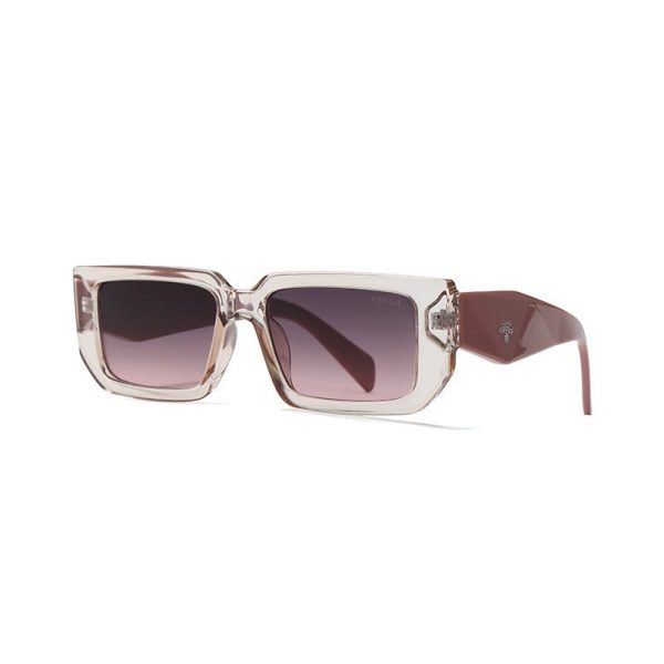 22012 new fashion small frame sunglasses men's and women's trend street shooting sunglasses rectangular sunglasses - Image 5