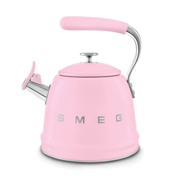 SMEG Smeg Vintage Electric Kettle Stainless Steel Kettle Insulated Stainless Steel 3L Large Capacity Horn Kettle - Image 2