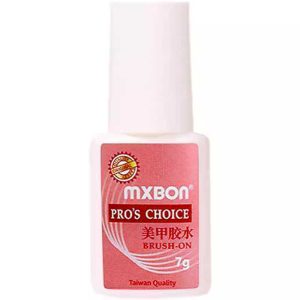 mxbon nail glue Taiwan nail glue sticks firmly fake nail piece sticking drill strong glue long-lasting 7g pack