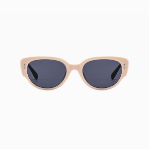 White cat-eye sunglasses, net red sunglasses, 2025 new ins, European and American hot girl style, photo women, high-end