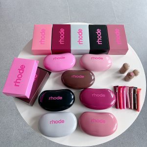 Rhode Hailey's same limited gift box, bag, cosmetics bag, storage bag, new 7-color silicone storage bag