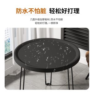 Foldable Sofa Side Table Simple Small Table Living Room Coffee Table Home Simple Small Round Table Bedroom Mini Bedside Table