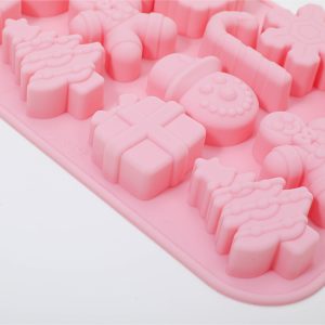 In stock 14 with Christmas molds baking easy release cake molds kitchen baking tools silicone molds wholesale