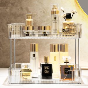 Light luxury washstand, cosmetics shelf, toilet, washroom, washroom, countertop, bathroom, dressing table, storage box