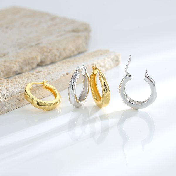Korea Dongdaemun ear buckles commuting niche design sense earrings light luxury versatile French women's ins trinkets wholesale