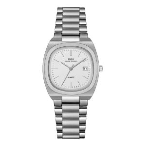 IBSO Simple Date Square High Value Solid Steel Waterproof Watch Men and Women Niche Quartz Watch