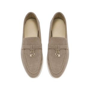 2025 spring and autumn cross-border European and American fashion flat comfortable loafers one-foot slip-on shoes spot wholesale