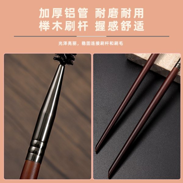 Cross-border hot selling eyelash brush, double head eyebrow brush, spiral comb brush, eyelash roll, professional Cangzhou makeup brush, beauty tool - Image 2