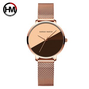 Nordic minimalist style non-graduated Japanese quartz movement watch waterproof literary and artistic fashion creative women's watch