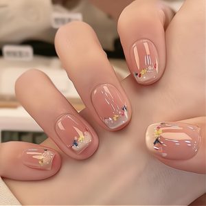(3 boxes of value) handmade manicure wearable nails are cute and pure want to show whiteness temperament gentle nail patches student French