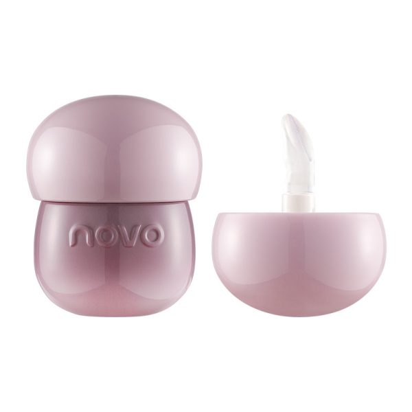 NOVO Small Mushroom Milk Jar Lip Jelly Lipstick Moisturizing Moisturizing Fade Lip Wrinkles Glass Lip Mirror Watery Lip Gloss - Image 5