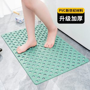 Square anti-slip mat, bathroom mat, bath, anti-fall, eco-friendly, household shower room, suction cup, floor mat, bathroom massage, foot mat