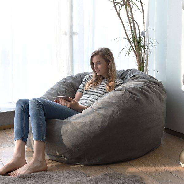 Spot factory compression lazy sofa bean bag single and double can lie down and sleep, disassemble and wash sponge tatami balcony bedroom - Image 2