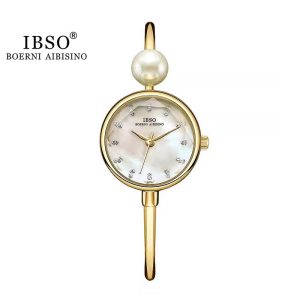 Apis Sino IBSO Women's Watch Shell Face Pearl Watch Women's Exquisite Small Bracelet Watch Douyin Live Broadcast
