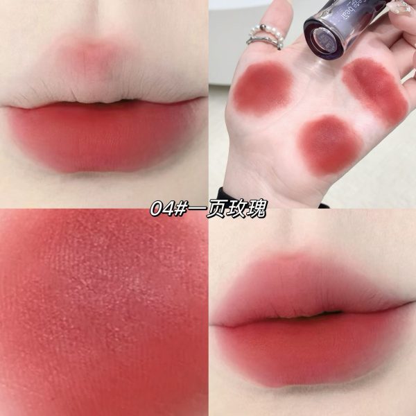 Gegebear matte lip glaze low saturation plain makeup domestic velvet matte nude lipstick student party beauty moisturizing - Image 3