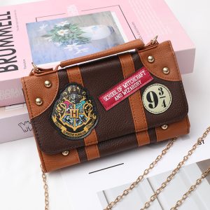 European and American simple vintage single shoulder chain women's wallet Universal Studios Harry Potter clutch
