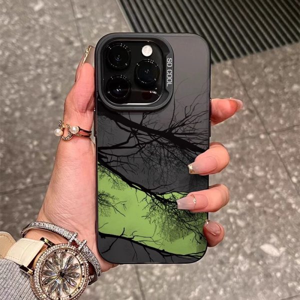 Dead wood is suitable for Apple 17 mobile phone case 15pro11xr new 13plus8 color silver 16E foreign trade 7xs12