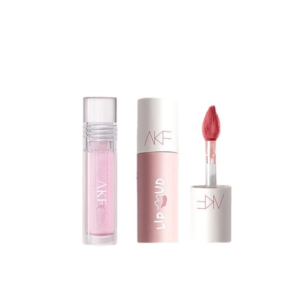 [new color] akf lip clay lip glaze lipstick moisturizing velvet whitening student akf lip oil moisturizing AKF lip clay - Image 5