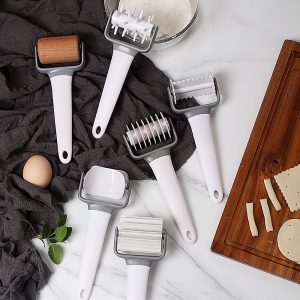 Pizza Roller Set Baking Tools Patterned Plastic Mesh Cutter Multi-purpose roller cutter creative noodle hob