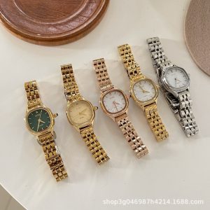 IEKE French vintage summer women's watch women's simple square temperament watch versatile fashion quartz watch