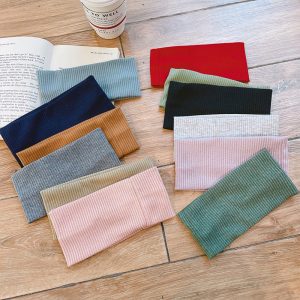 Ouyang Nana sports hairband female net red wild sweat-absorbent running out knitted wool headband turban female