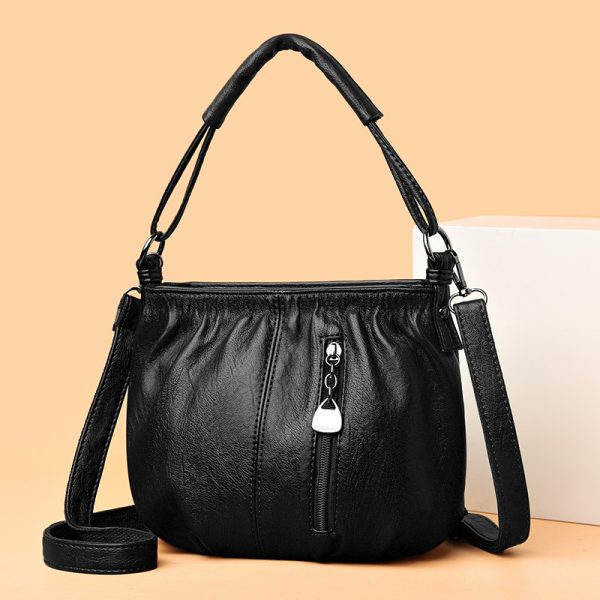 Women's Bags, Handbags, 2023 New Women's Bags, European and American Fashion Retro Bags, One-Shoulder, Multi-layer, Large-Capacity Crossbody Bags - Image 2