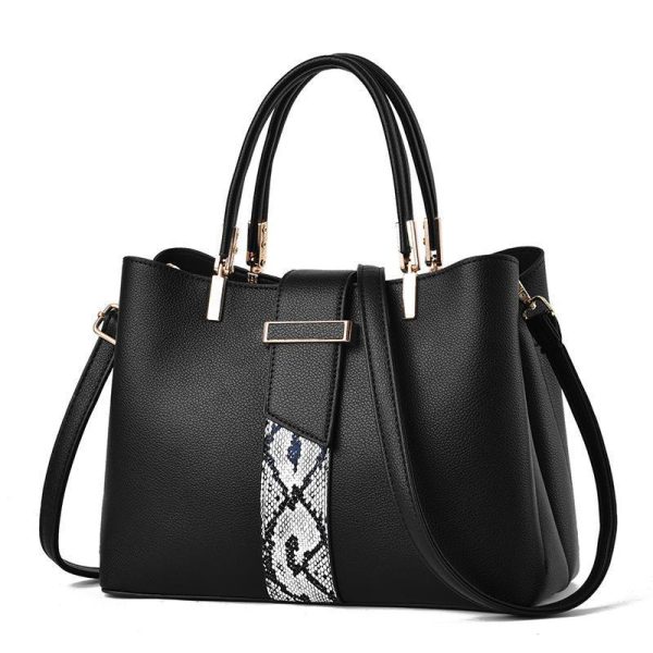 Large Capacity Mom Bag Female 2022 New Bag Fashionable Simple Atmospheric Handbag Middle-aged High-end Crossbody Women's Bag - Image 5