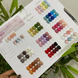 Nail polish glue set Ming Yi 48 colors small sugar cube nail polish glue small set autumn and winter new popular color white