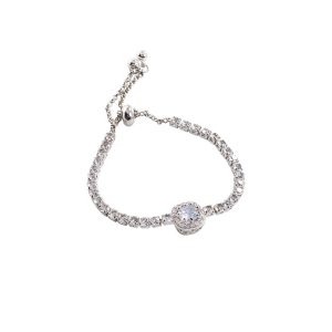 In 2025, the explosive super flash zircon bracelet women's versatile sense of luxury new Chinese retro temperament butterfly hand jewelry wholesale