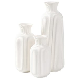 Cross-border ins style vase ceramic ornaments high-end flower arrangement model room living room homestay decorations