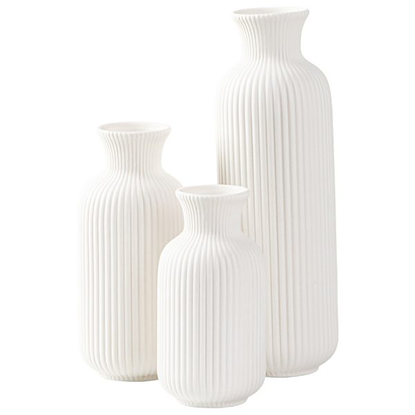 Cross-border ins style vase ceramic ornaments high-end flower arrangement model room living room homestay decorations - Image 5