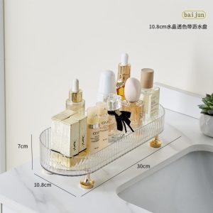 Bathroom toilet shelf toothbrush shelf mouthwash cup tray wash countertop light luxury cosmetics storage box