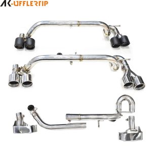 For BMW 5 Series E60 525i 523i 520i 530i Upgrade M5 Quad Muffler Tailpipe