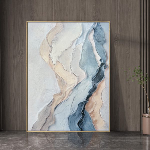 Source factory, light luxury, simple style, abstract hand-painted oil painting, living room, bedroom, sofa, background wall, decoration, hanging painting