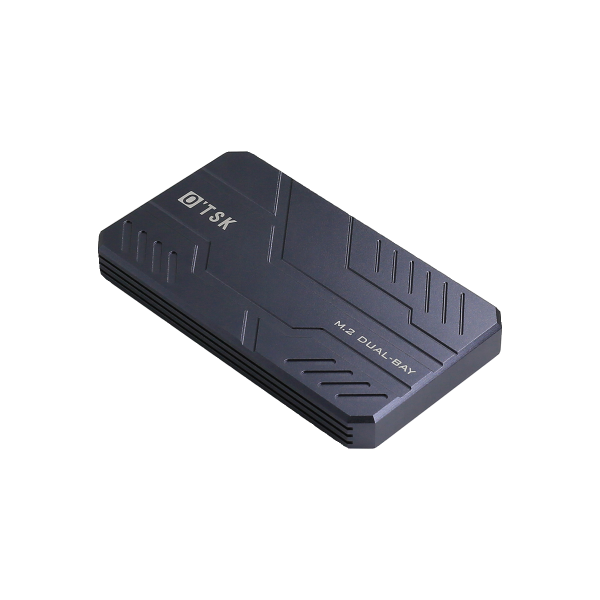 OTSK dual-bay NVMe SSD enclosure NVMe sata ngff M2 SSD external enclosure - Image 5