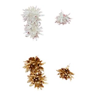 French vintage heavy industry asymmetrical flower earrings fashion temperament high-end sense exaggerated cold wind petal earrings women