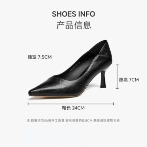 Gomeqi High Heels 2025 New Professional Business High Heels Women's High-end Women's Shoes Soft Sole is not tiring and light on the feet