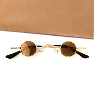 Punk round retro sunglasses, men's and women's ultra-small frames, traitors, hip-hop, concave sunglasses, prince glasses
