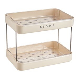Home desktop shelves, kitchen living room, large capacity cup holder, with drain tray, light luxury high-end cup storage rack