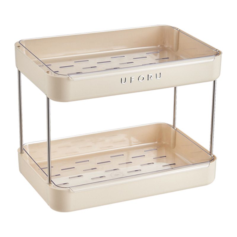 Home desktop shelves, kitchen living room, large capacity cup holder, with drain tray, light luxury high-end cup storage rack - Image 5